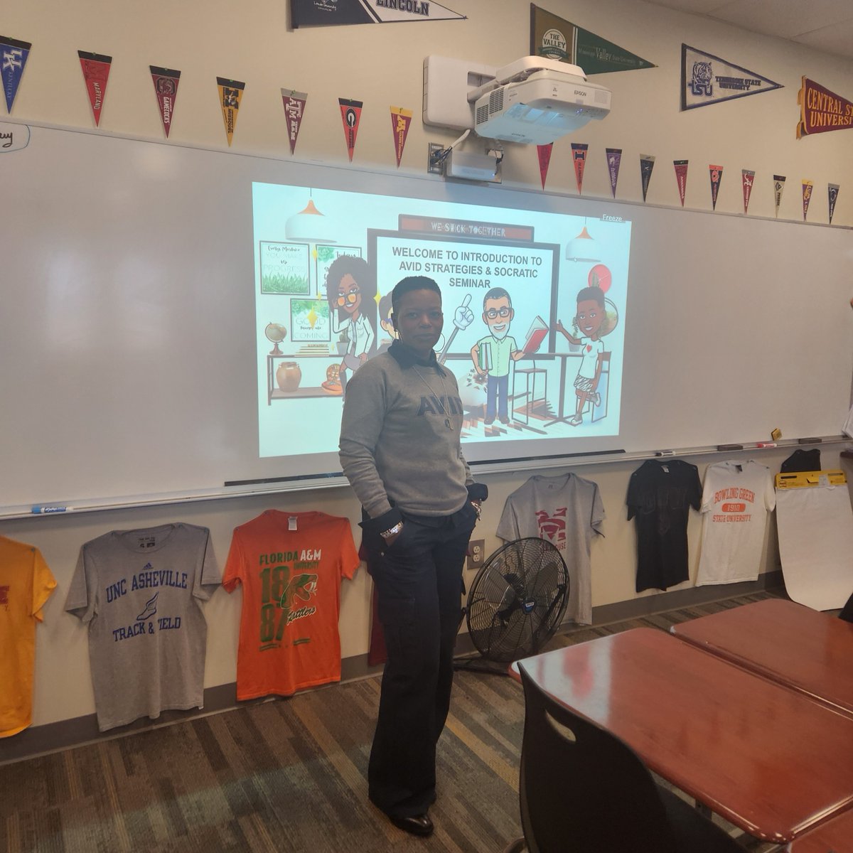 Last Friday during Professional Development Day, Heights High staff had the opportunity to learn how they can enhance student participation and understanding during class discussions in the "Engagement Strategies using AVID Strategies &amp; Socratic Seminar" session.