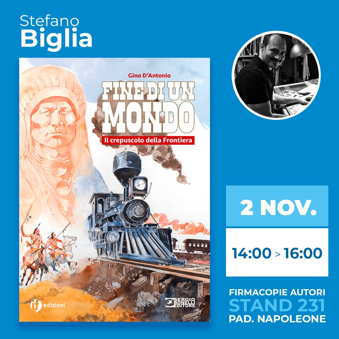 Stefano Biglia ti aspetta allo stand <a href="/ifedizioni/">If Edizioni</a> (NAP 231) per una dedica su "Fine di Un Mondo"!

Scopri "Fine di Un Mondo" ➡️ ifedizioni.com/.../libri-e...…

#StefanoBiglia #StoriaDelWest #FineDiUnMondo #IfEdizioni #FarWest