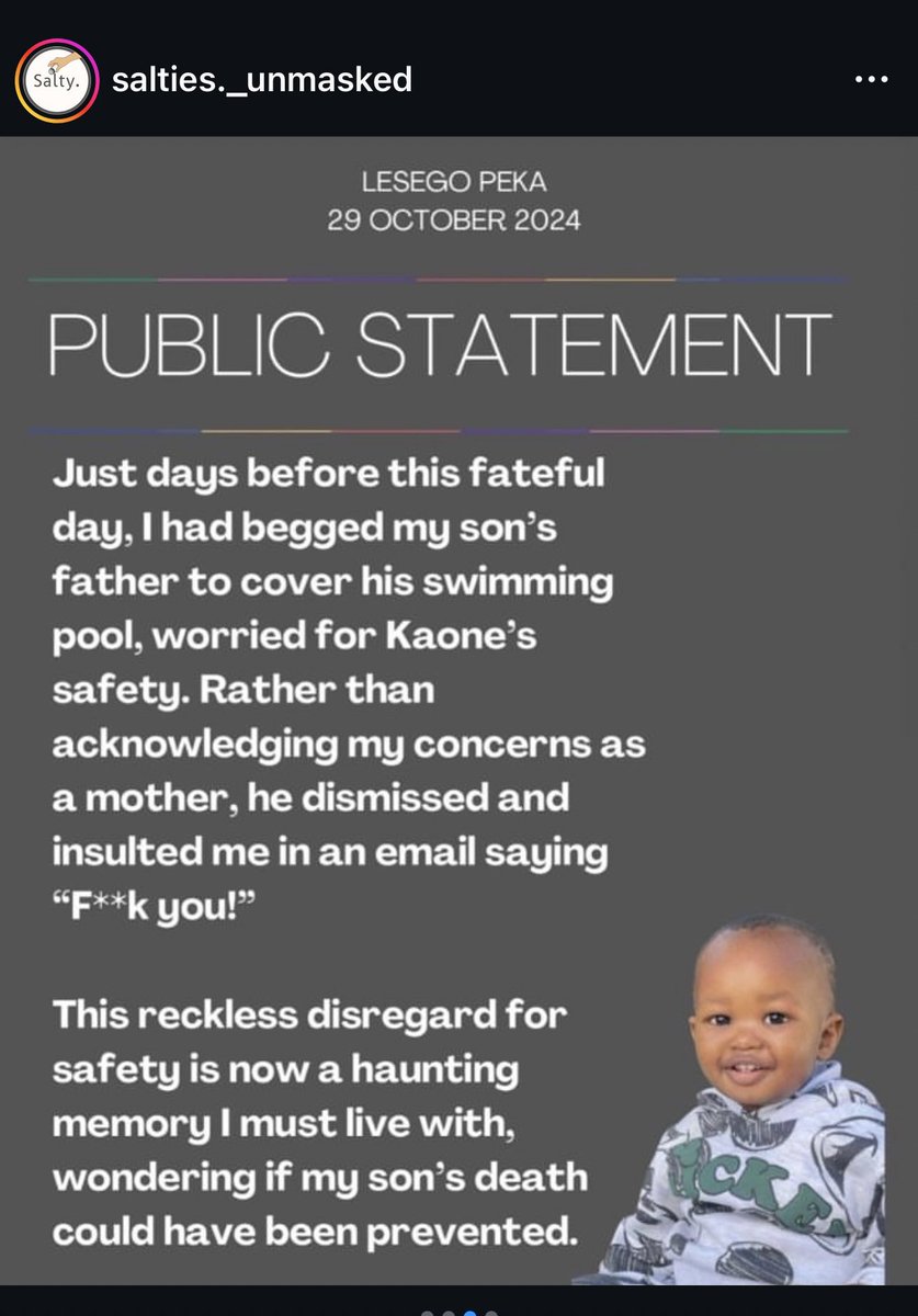 jacquekgobane's tweet photo. @Karabo_Mokgoko There’s page on  Instagram that just put up a statement that she made. https://t.co/CdevyrnWjx
