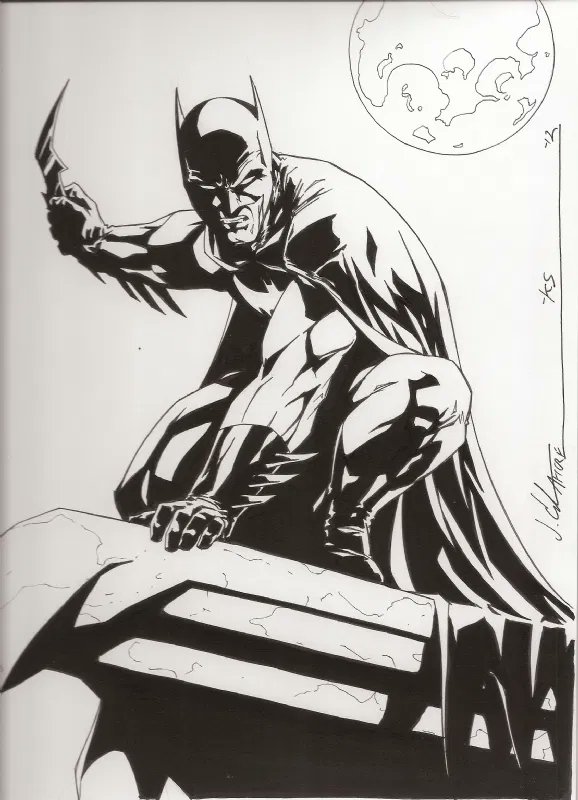 iamluke85's tweet photo. #batman artwork by #JimCalafiore https://t.co/sXycHyj2Hp