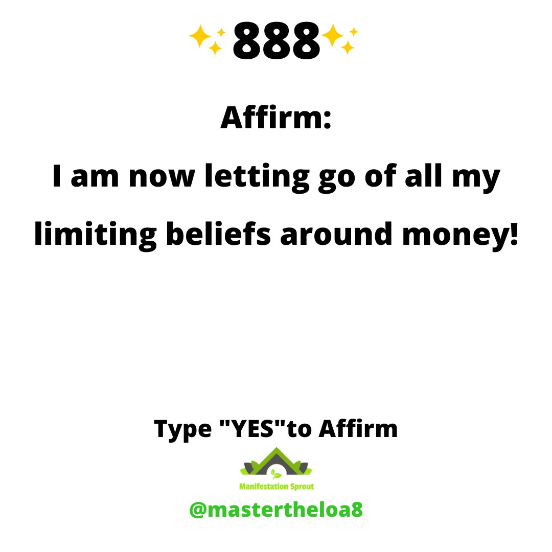 ✨888✨

Claim it with gratitude 🙏