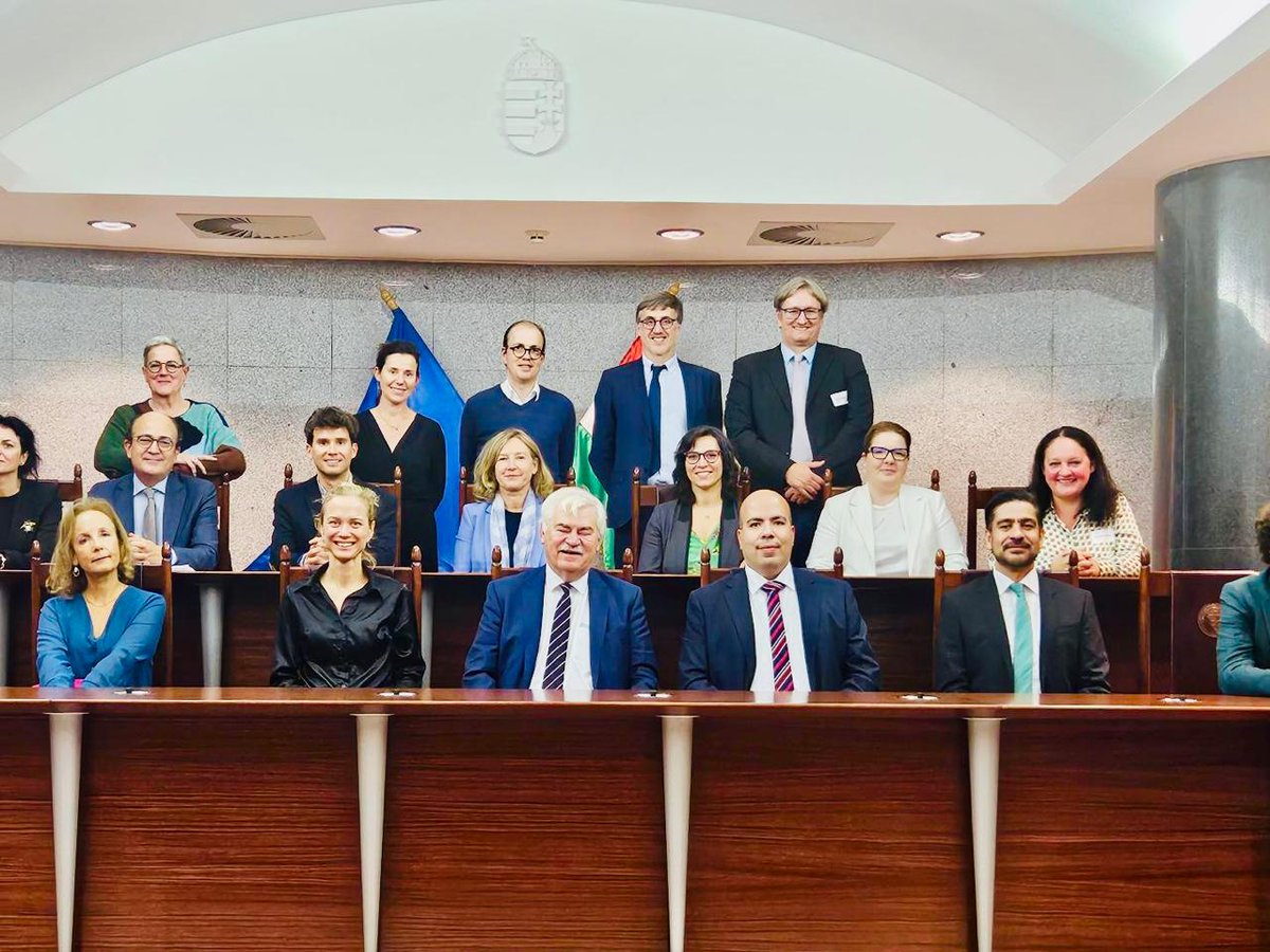 CalderonGamboa's tweet photo. "Honored to present on "Experiences from the @IACourtHR on #Environment & #FutureGenerations" at the #EUFJE2024 in Budapest!
Shared insights with top European judges and sat at the Hungarian Supreme Court. Excited about the new #BIOVAL tool for Environmental #Reparations!🌍🌱 https://t.co/Solt8B9izA