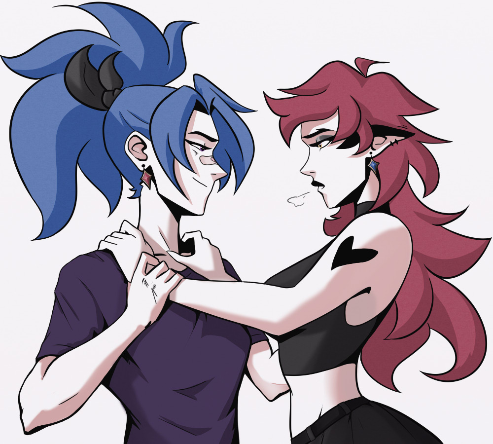 LonelyBeAlone's tweet image. OH, and here are your @JUrsus star guardian Akali and Eve. They're here too now.👍
#akali #evelynn #akalynn