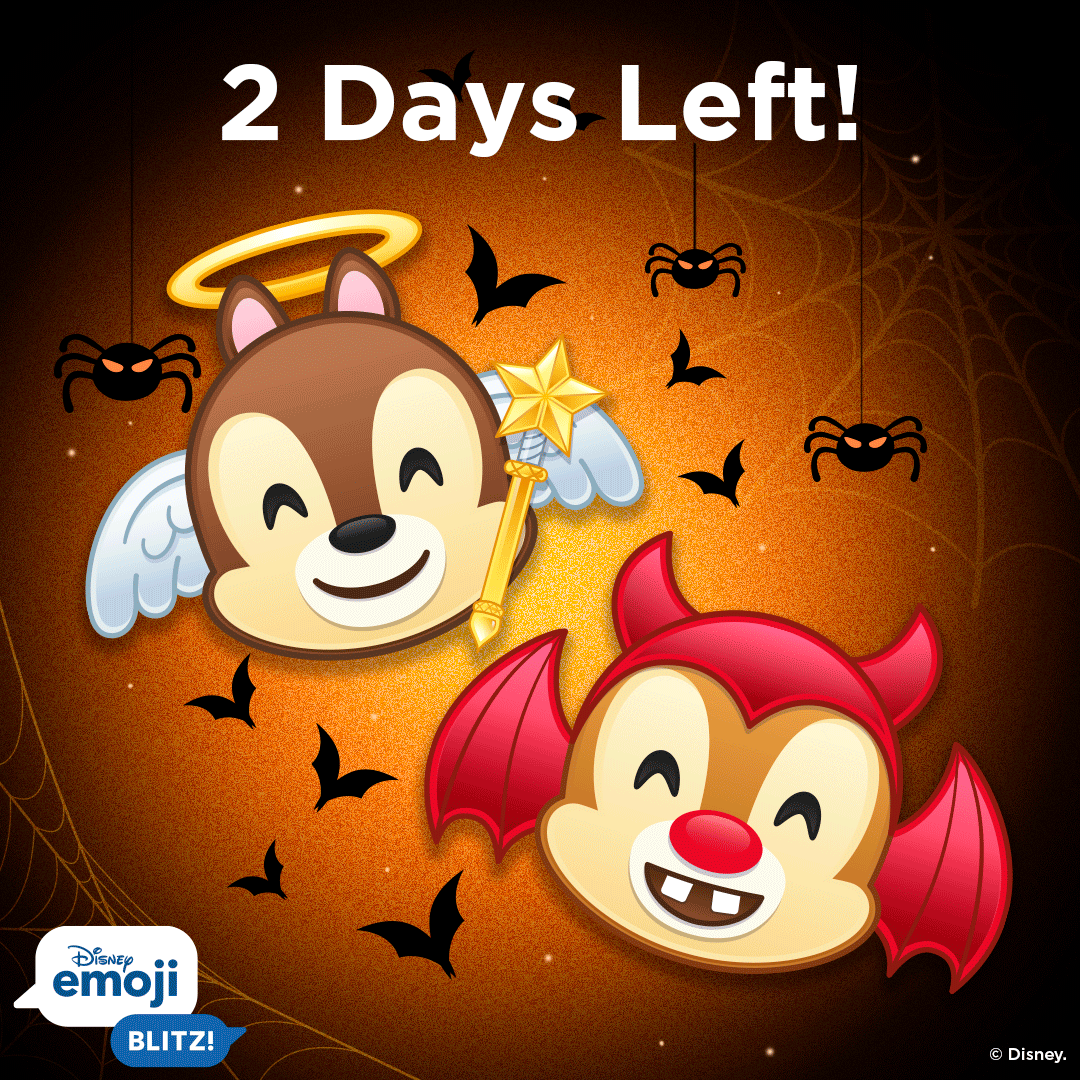 disneyemoji's tweet photo. The countdown continues, and we're getting closer! 🕰️ What Halloween-themed emojis are you using right now? 🎃 😈 https://t.co/EfgYOSYHEz