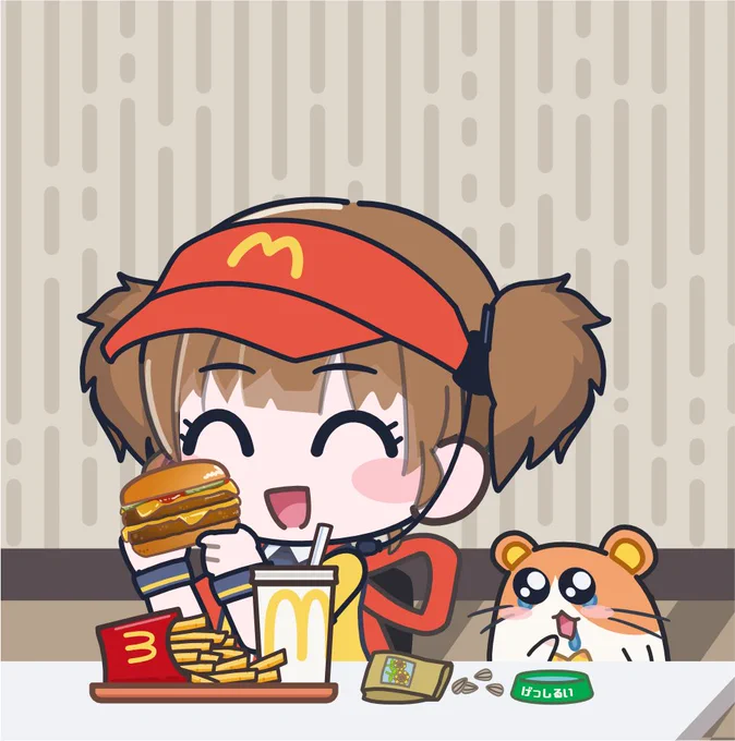 #いまだけダブチ食べ美 
