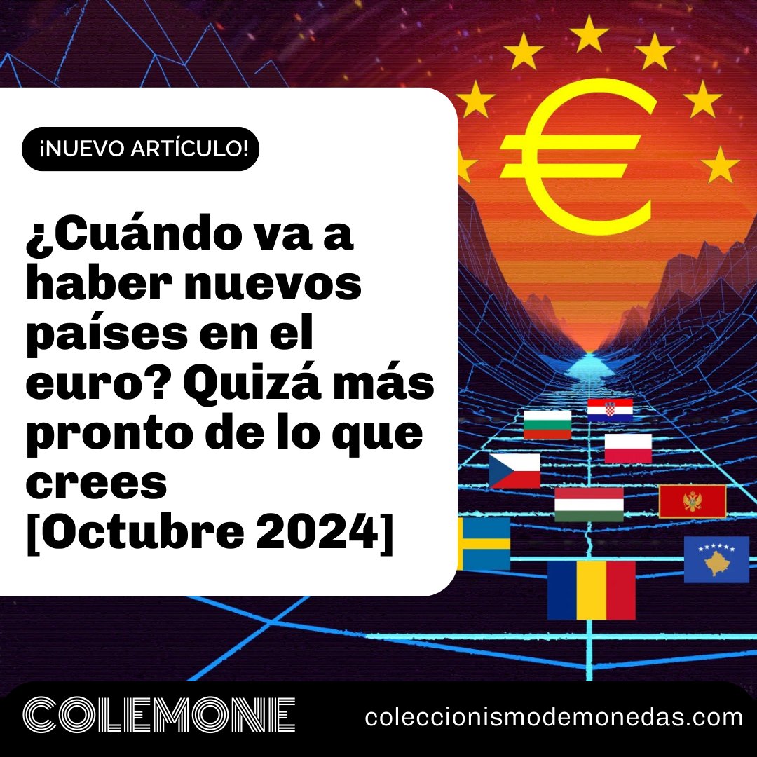🆕 | ¡ACTUALIZACIÓN!

Actualizamos nuestro artículo sobre la introducción del euro en nuevos países por primera vez desde 2022: los mayores cambios se han dado en Bulgaria y en Chequia.

➡️ Leélo aquí: coleccionismodemonedas.com/nuevos-paises-…