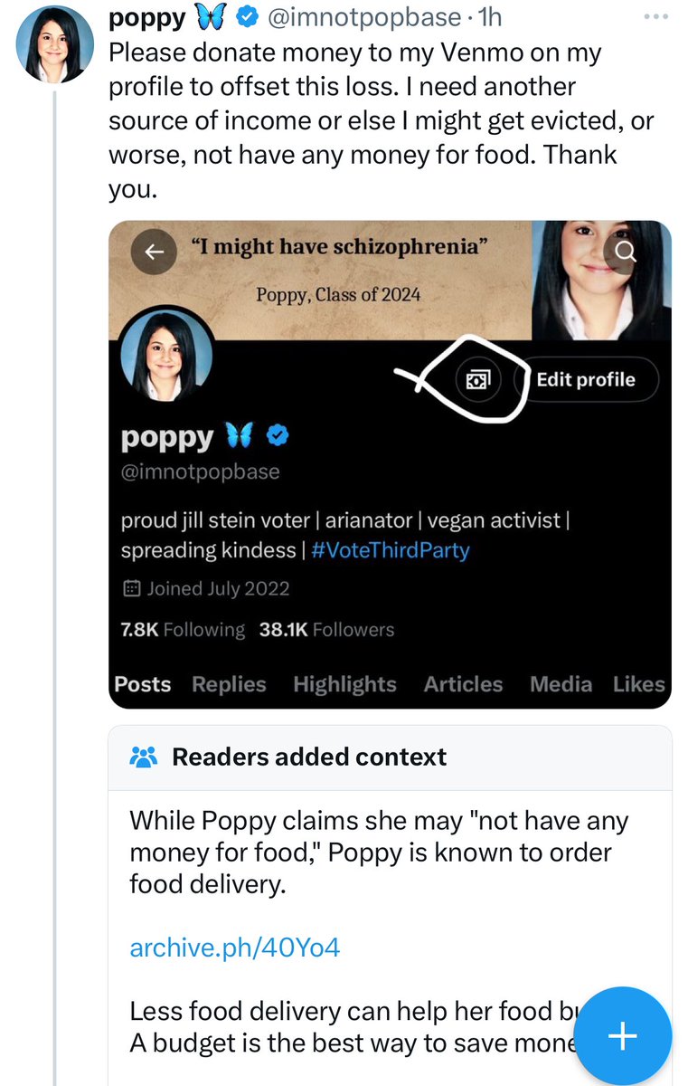 DGComedy's tweet photo. She’s threatening lawsuits because people keep community noting her and I’m screaming 🤣🤣🤣 https://t.co/OId8gRxfC0
