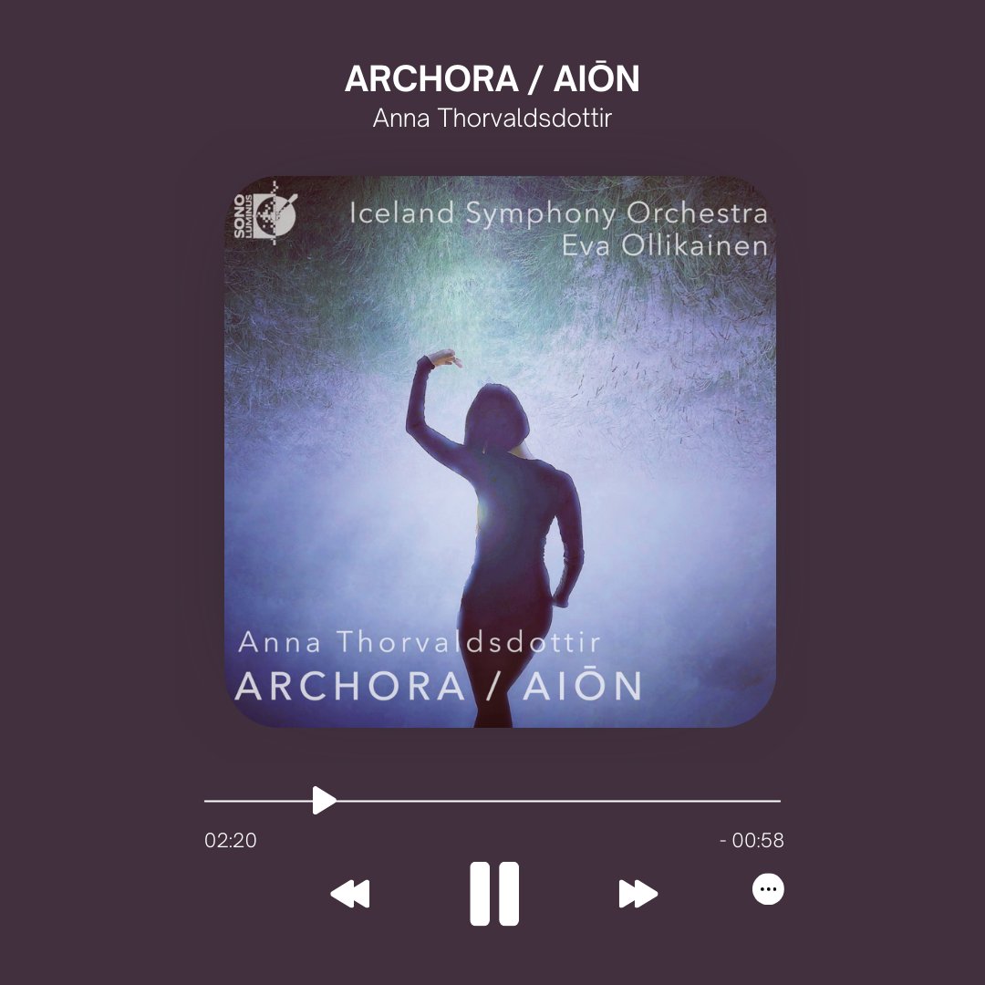 "The core inspiration behind ARCHORA/AION centers around the notion of a primordial energy and the idea of an omnipresent parallel realm ...nowhere and everywhere at the same time."
- @annathorvalds

Explore the album: sonoluminus.com/store/archora-…

#music #composer