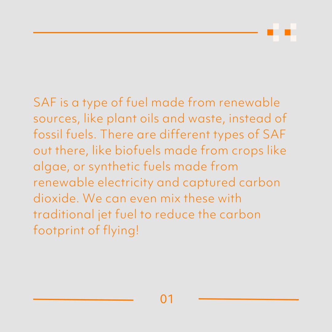 carbonclick's tweet photo. ✈️ Sustainable Aviation Fuel (SAF) could play a big role in reducing emissions from air travel. Learn more about this carbon credit. #SustainableAviation #ClimateAction #SAF https://t.co/oaxgIfBQbo