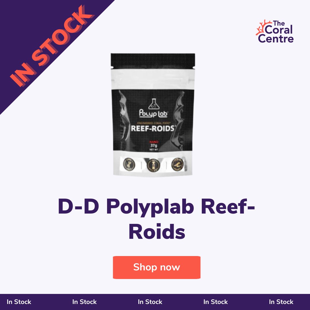 Reef-Roids are great for feeding all filter-feeding corals. Many corals, including Zoanthids, Mushrooms, and both LPS and SPS, show an amazing feeding response and long-term benefits like enhanced growth and color. 🌈🪸

Shop here ➡️ heyor.ca/6cKoJ8