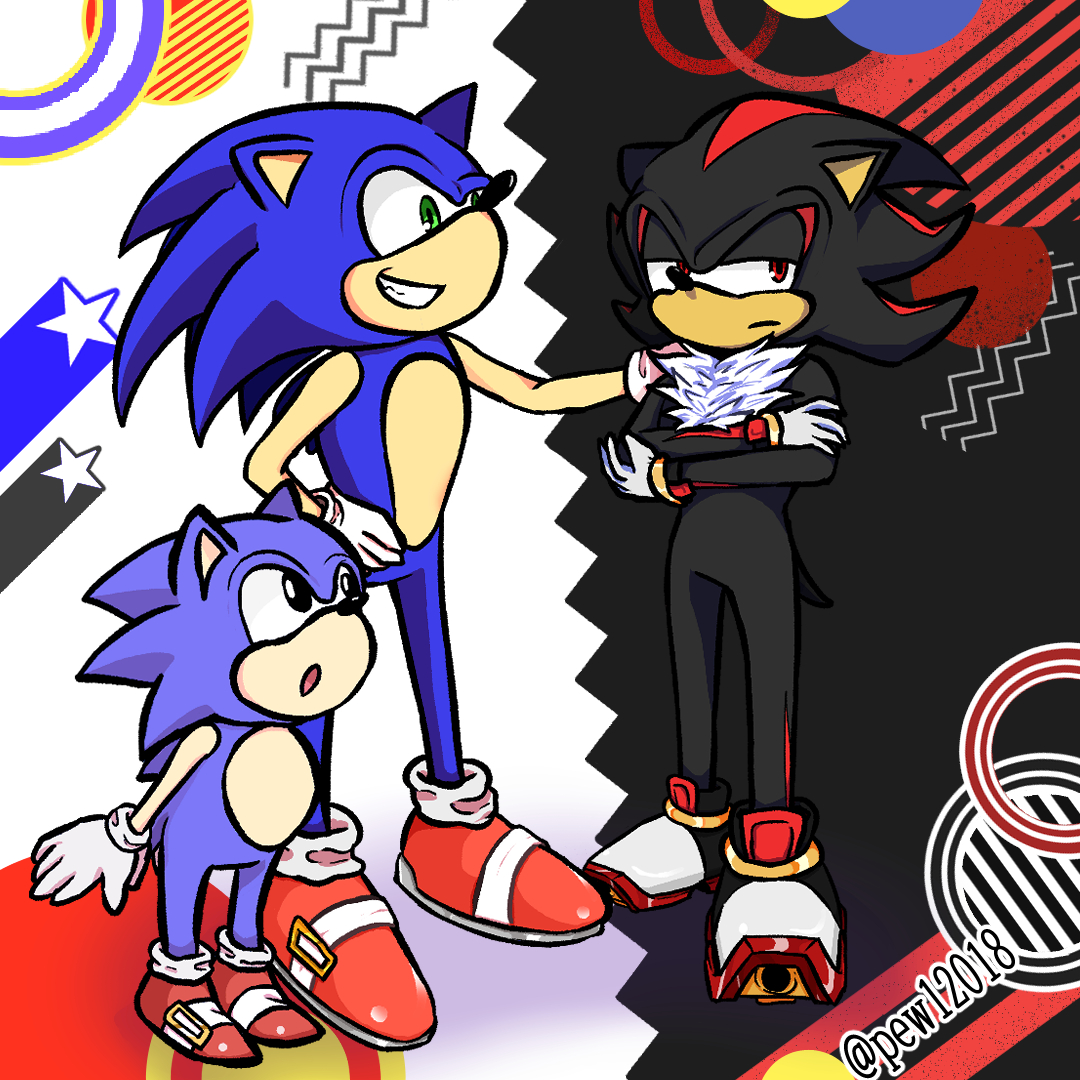 소닉 제너레이션즈와 섀도우 제너레이션즈를 할 수 있게 되어 영광이에요!
#소닉파란
#소섀젠_10월25일_발매