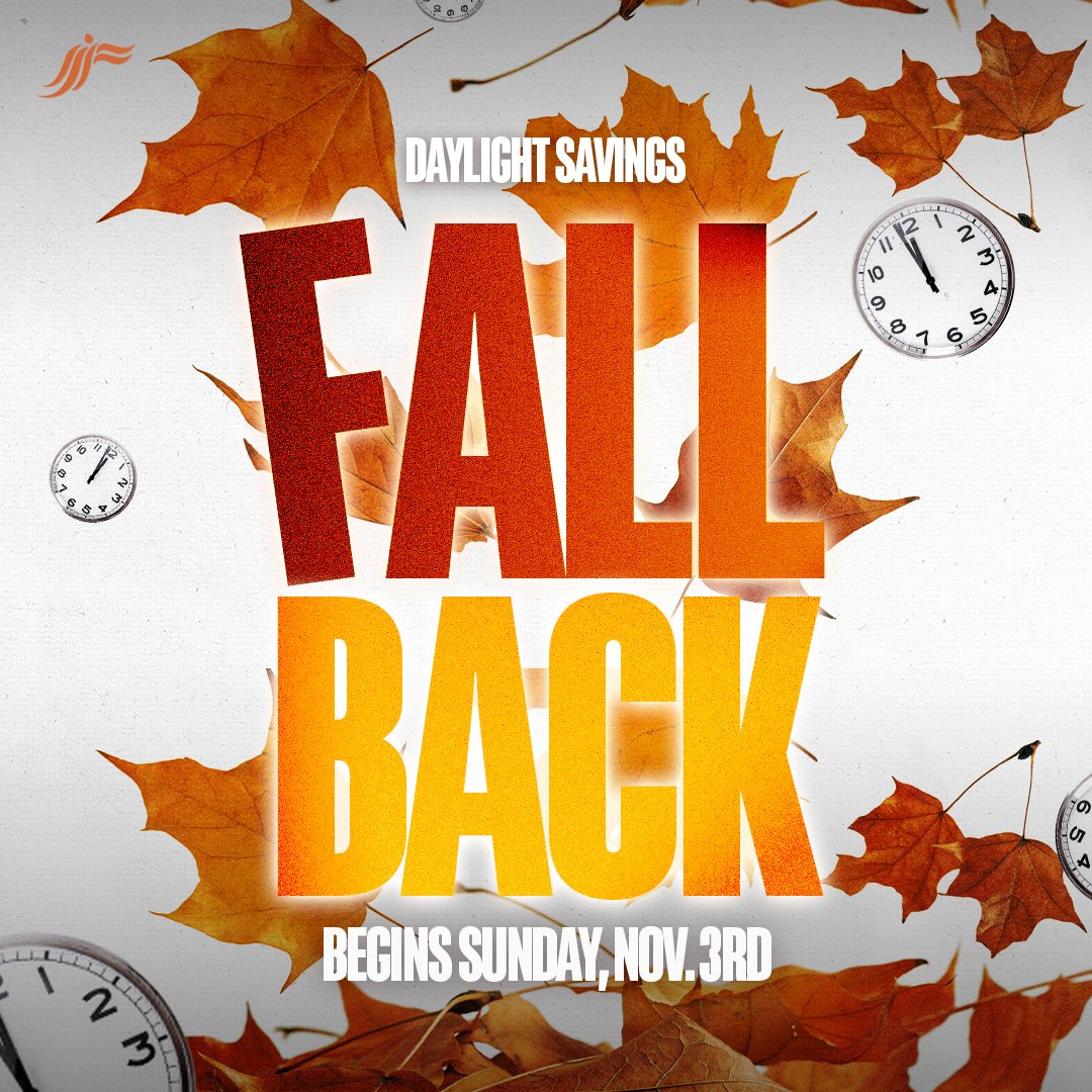This Sunday November 3rd Daylight savings ends! That means you get one extra hour of sleep! 🙌💤   #daylightsavings #MFM