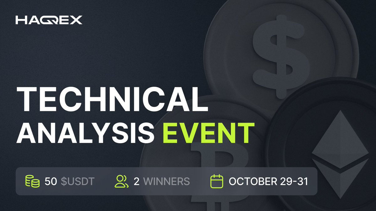 Weekly <a href="/HaqqexHQ/">Haqqex</a> Analysis Challenge: Part 21 🚀

Try to predict the price of #Bitcoin on October 31 at 12:00 UTC using technical analysis.

❗️Entries will be accepted until October 30, 23:59 UTC.

🏆 The 2 closest entries will be awarded $25 each!

Rules:
❤️ Like &amp; RT
🔄 Follow