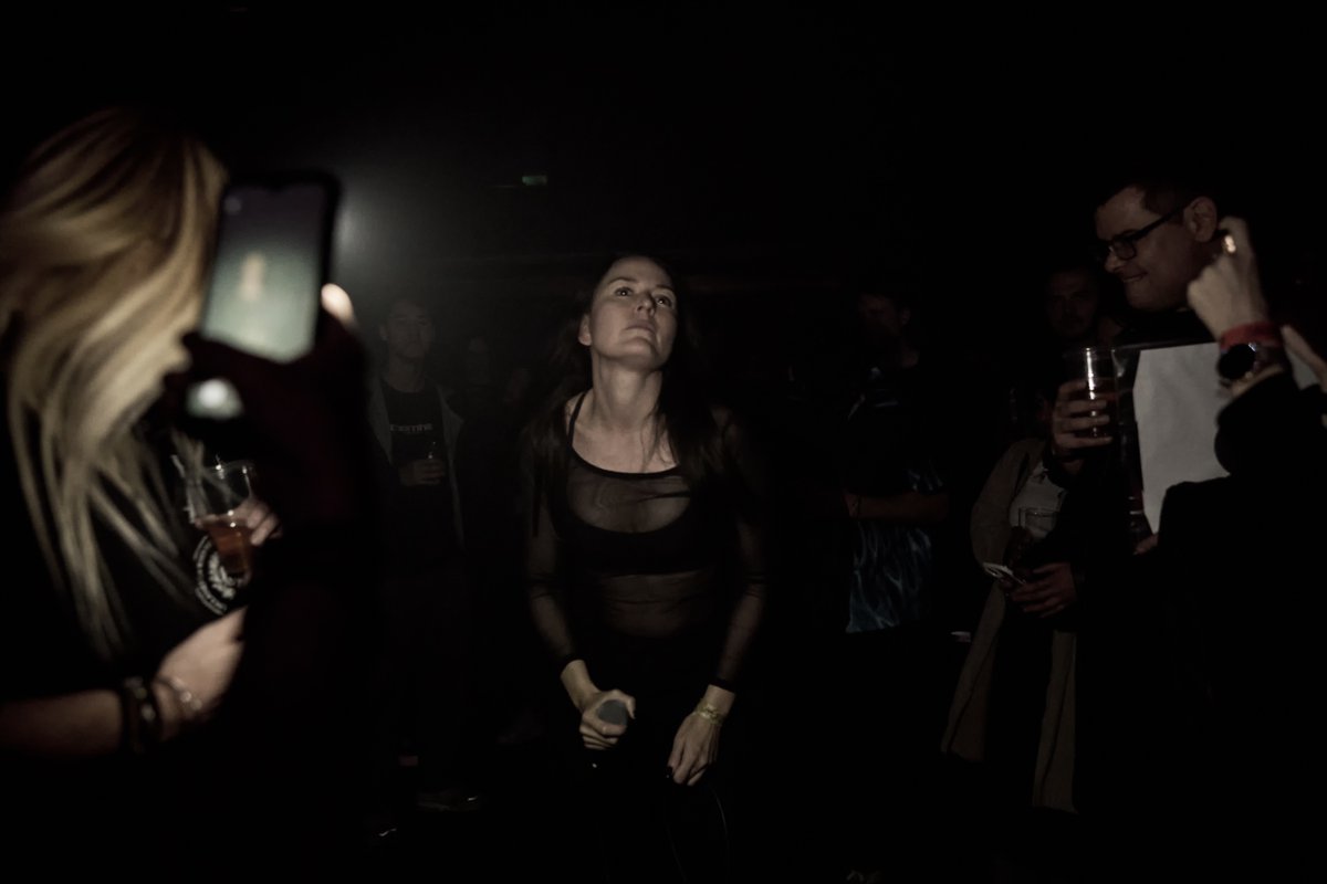Cold in Berlin performing  at the Black Heart in Camden, London
.
.