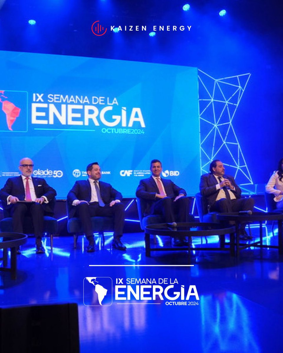 KaizenEnergy's tweet photo. Les compartimos un breve resumen de lo que fue el inicio de la IX SEMANA DE LA ENERGIA⚡️☀️

 “Estamos orgullosos de ser parte de un hecho histórico para el camino a la sustentabilidad y sostenibilidad para el país” 🇵🇾 

@OLADEORG 
@ANDEOficial 
@PresidenciaPy 
@mambiente_py https://t.co/A7aW4pY03J