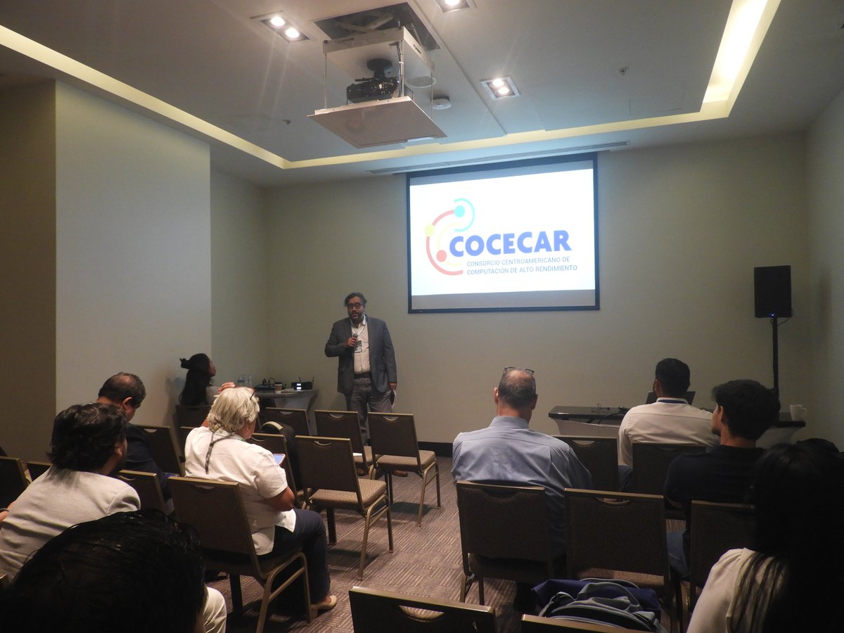 j_sgalan's tweet photo. Algo de nuestra participacion en #IESTEC2024. Thx a los colaboradores del Proy CoCeCAR #CNCA #CENAT #UES @cihhutp que se sumaron al Foro de #HPC en temas #socio #ambientales. Ademas, de los colab nac/intl que siguen apoyando los avances de miembros #SGLab #networks #climatechange https://t.co/heJnGYFRlN