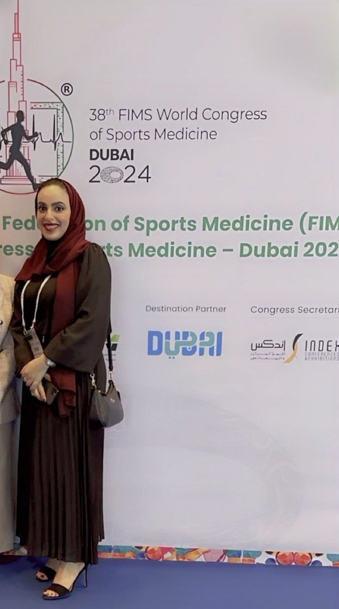 EmanAljedaani's tweet photo. I'm thrilled to attend @fimsdubai2024 , supported by @saudifsm 

I participated in a poster titled "The Epidemiology of Injury and Illness During the First Women's National Volleyball League in Saudi Arabia" with @RAN781 @hussain_pt 

Thank you for organizing team #FIMSDubai2024 https://t.co/ZczSJrsNgr