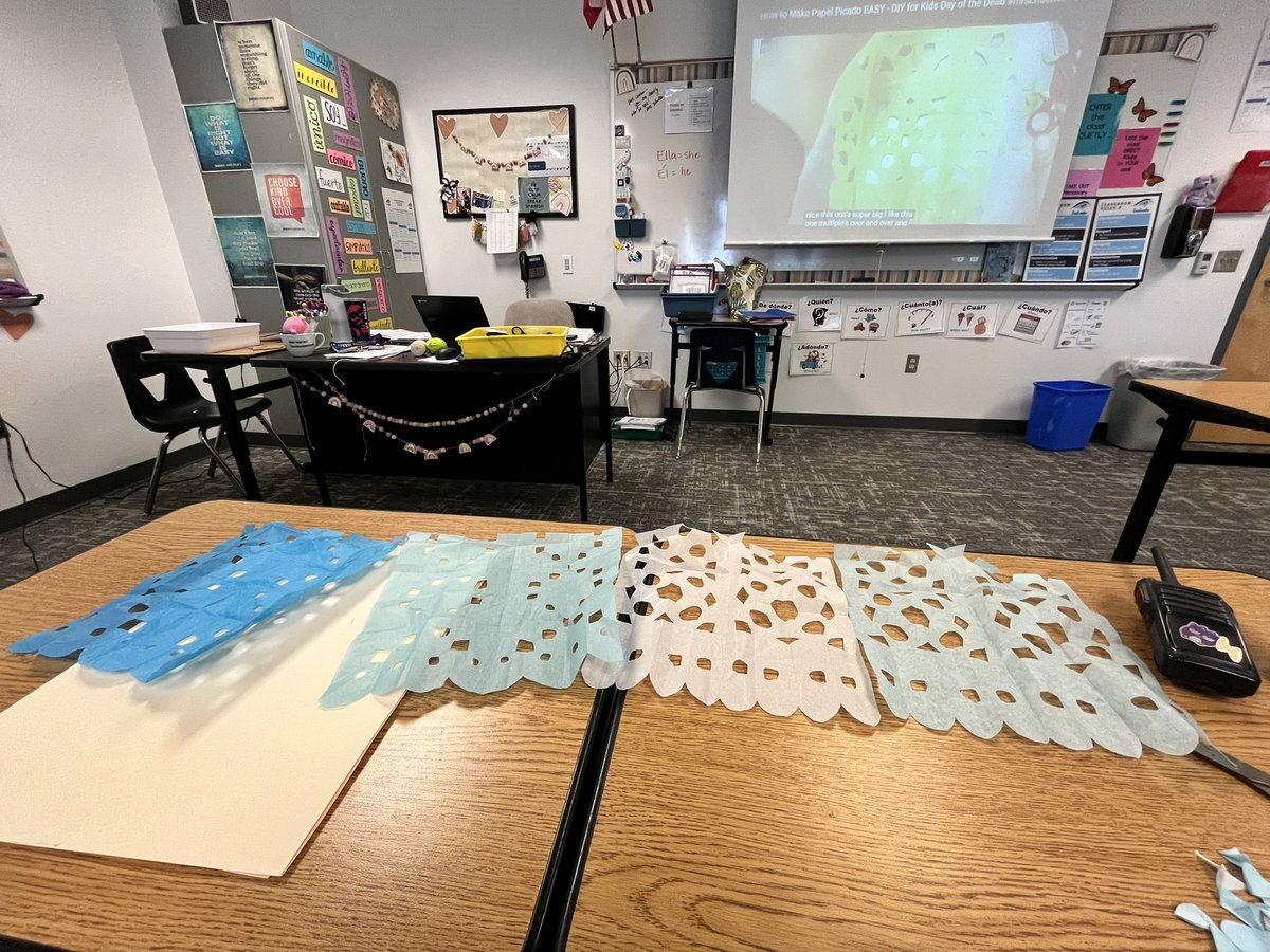 Haley Hunter (@uncommon_ic) on Twitter photo Got to join Sra. Carter’s advisory today! We made papel picado for the classroom, learning about Dia de los Muertos. Can’t wait to add this to my ofrenda at home! <a href="/ScogginsMS/">Scoggins MS</a> Got to join Sra. Carter’s advisory today! We made papel picado for the classroom, learning about Dia de los Muertos. Can’t wait to add this to my ofrenda at home! <a href="/ScogginsMS/">Scoggins MS</a>