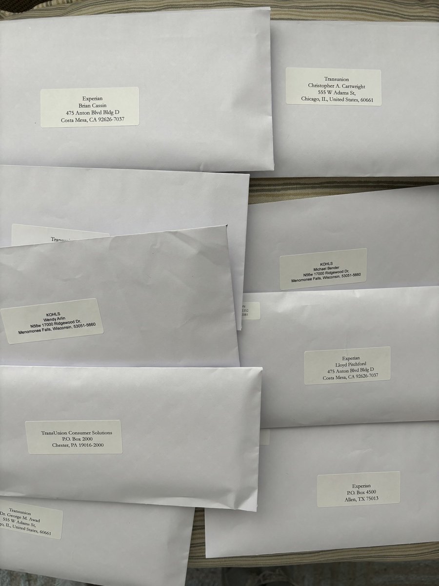DSharpent's tweet image. #justanother #Day dealing with @Experian @TransUnion @Kohls #noncompliance more letters going out today #Cfpb @CFPB
