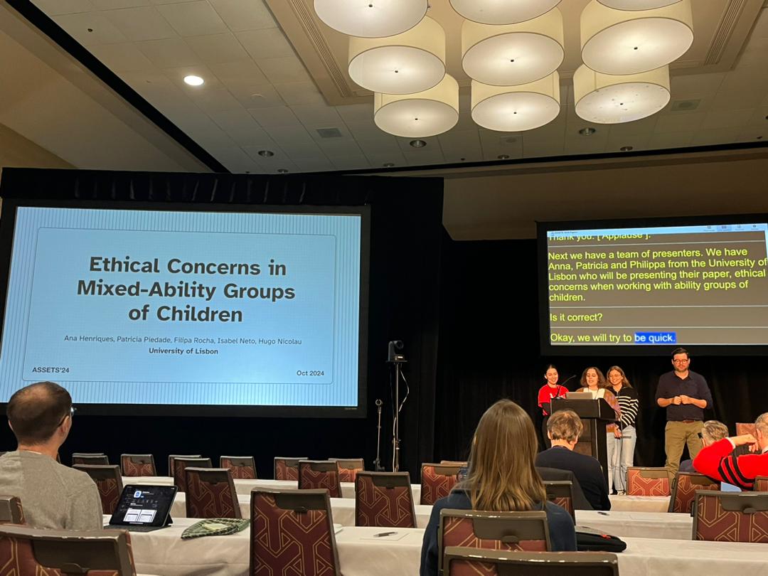 Filipa Rocha (@fmsrocha) on Twitter photo Really proud of Ana and their work! Truly happy to be a part of this team reflecting on ethics in accessibility and inclusive research. #ASSETS2024 <a href="/pat_piedade/">Patricia Piedade (she/her)</a> <a href="/IsabelN64624097/">Isabel Neto</a> @hnicolau <a href="/iti_larsys/">Interactive Technologies Institute</a> <a href="/TechPeopleLab/">Tech&People Lab @ ULisboa</a> Really proud of Ana and their work! Truly happy to be a part of this team reflecting on ethics in accessibility and inclusive research. #ASSETS2024 <a href="/pat_piedade/">Patricia Piedade (she/her)</a> <a href="/IsabelN64624097/">Isabel Neto</a> @hnicolau <a href="/iti_larsys/">Interactive Technologies Institute</a> <a href="/TechPeopleLab/">Tech&People Lab @ ULisboa</a>