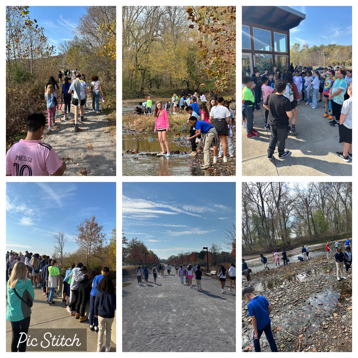 mrsconard__'s tweet photo. We took two fantastic trips to @TheParklands today with our 6th grade students! They hiked around Floyd’s Fork and enjoyed seeing the creek! #ExpectgreaTness #WolfpackExplorers #FieldTripping #OurBackyard https://t.co/w0IVvKc6x1