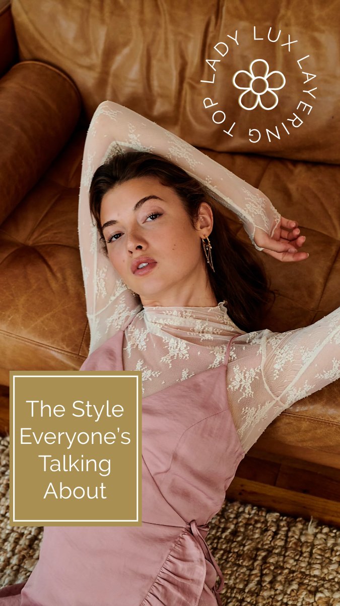 HangnwithHaley's tweet image. Lady Lux Layering Top
Perfect for layering, this sultry mesh long-sleeve is featured in a sheer design with floral embroidery, a high-neckline and thumbhole details.
Grab Yours Here: bit.ly/3YGMLZy

#layeringseason #fallfashiontrends #fallfashion2024 #fallfashioninspo