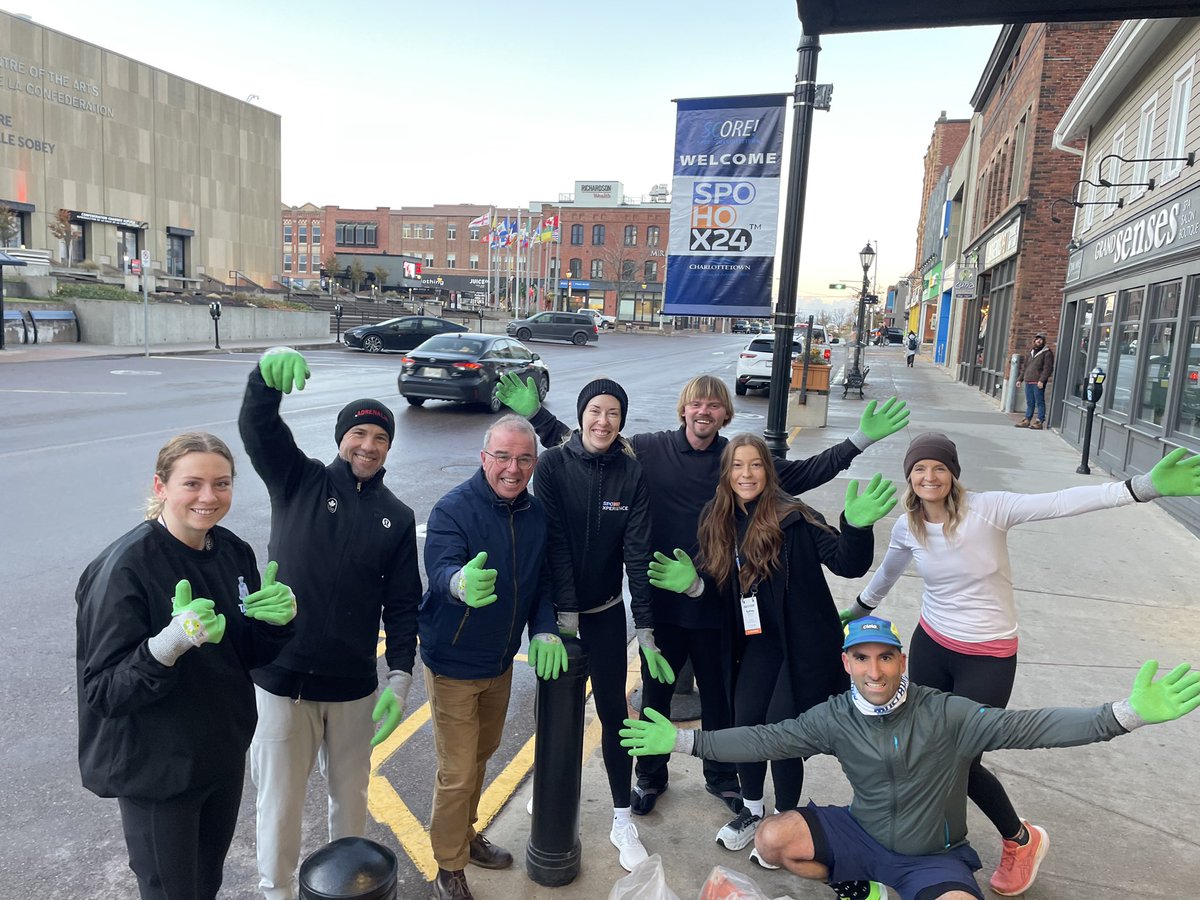 SPOHOXperience's tweet image. Day 2 at SPOHOX24 is all about getting out and exploring Charlottetown! From an early morning plogging run, to exploring the area’s unique sport hosting venues, it will be hard to say goodbye!
#SPOHOX24 #SportHosting #SportTourism