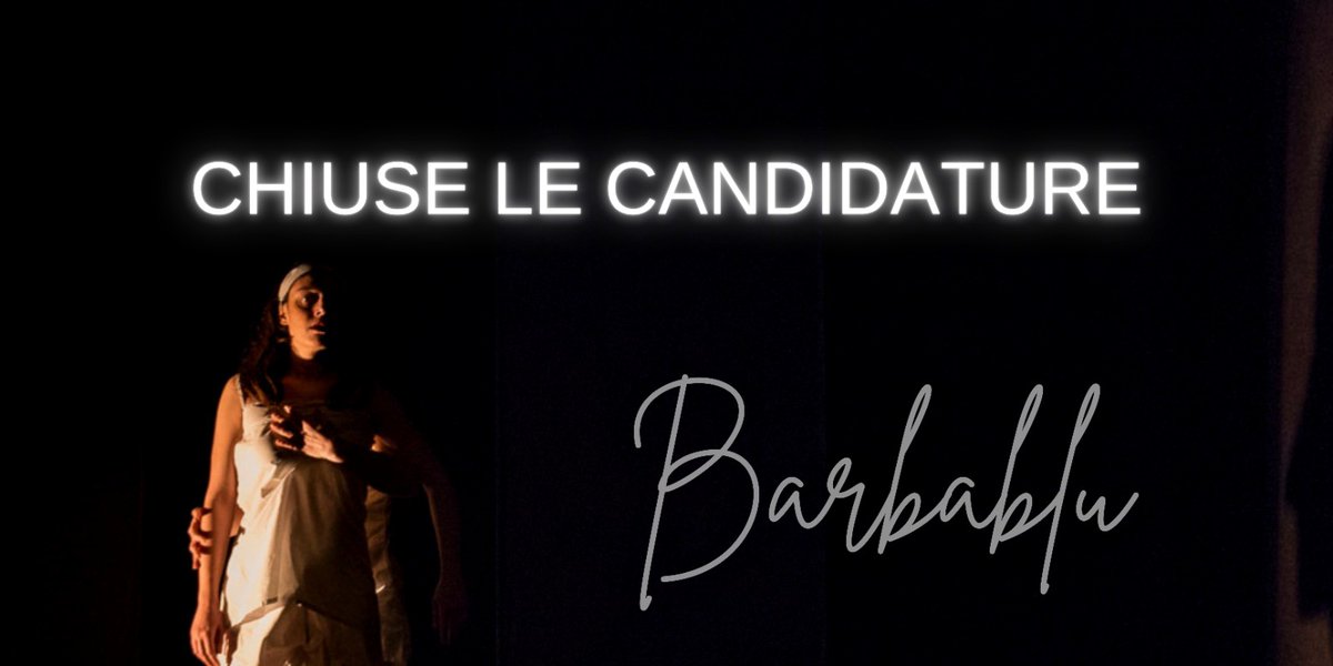 Sono arrivate numerosissime candidature per il workshop di selezione finalizzato alla ricerca di #attrici per lo #spettacolo #Barbablu. Grazie a tutte! Non è stato per nulla facile scegliere solo una piccola parte di persone con cui condivideremo il lavoro di domenica 3 novembre