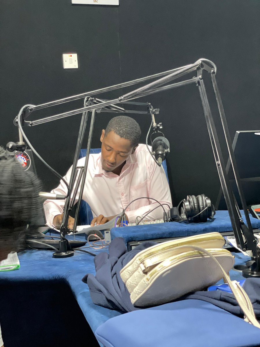 URAuganda's tweet photo. The dynamic duo of @jojokaby - Officer Stakeholder and Innocent Mbabazi - Team Lead Rukungiri Office have touched base with Banyambarara on Revival Fm. 

#TPAS24 
#URAIgnite https://t.co/RzHt1adKCX