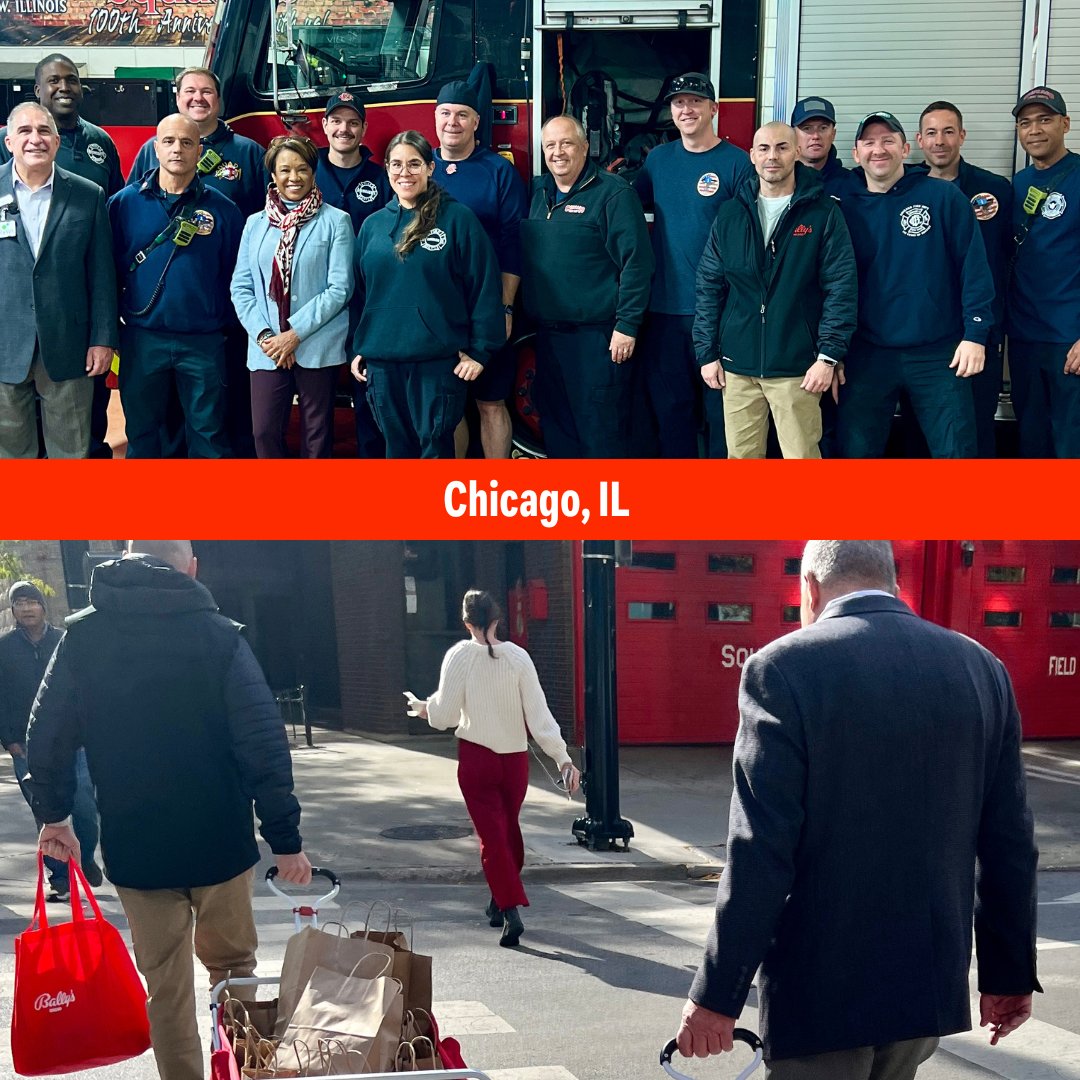 In celebration of #NationalFirstRespondersDay, our Bally's team showed appreciation nationwide by delivering treats and supplies to local first responders. We’re proud to honor these heroes in our local communities! 

#Ballys #AllOneTeam #YouMaketheDifference #FirstResponder
