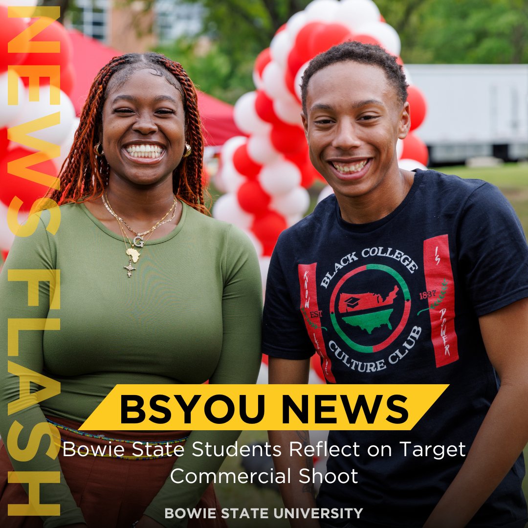Bowie State Students and Alumni Shine in Target’s 'Black Beyond Measure' Campaign, Showcasing the Spirit of HBCU Homecoming! 🌟🎓 Hear their reflections and behind-the-scenes stories: bit.ly/3woeUth