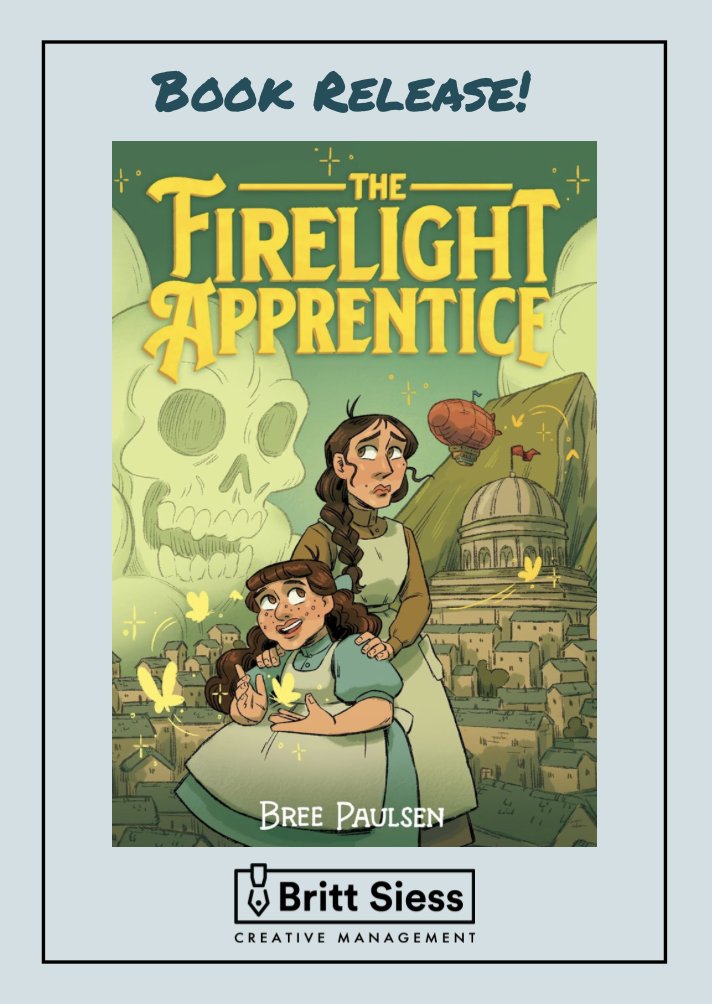 The Firelight Apprentice is finally here!!! Happy book birthday to this heartwarming tale of magic and sisterhood🦋💫 <a href="/breebird33/">Bree Paulsen🦋✨</a> <a href="/QuillTreeBooks/">Quill Tree Books</a> #TheFirelightApprentice #BreePaulsen #GarlicandtheVampire