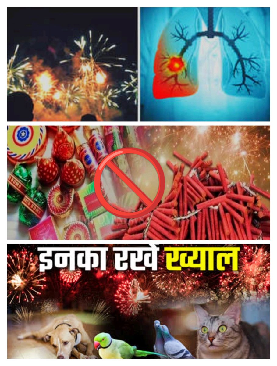 LAWKUMAR_17's tweet image. अपने मनोरंजन और स्वार्थ के लिए दूसरे जीव जंतु को क्षति न पहुंचाएं तथा इंसानियत के नाते प्रकृति को प्रदूषित न करें तथा व्यर्थ के पटाखों में पैसे बर्बाद कर ना बंद करें। पटाखे से निकलने वाले धुएं से खुद बचें औरों को बचाएं पटाखे ना जलाएं।
#saynocrackers #savenature  #saveenvironment
