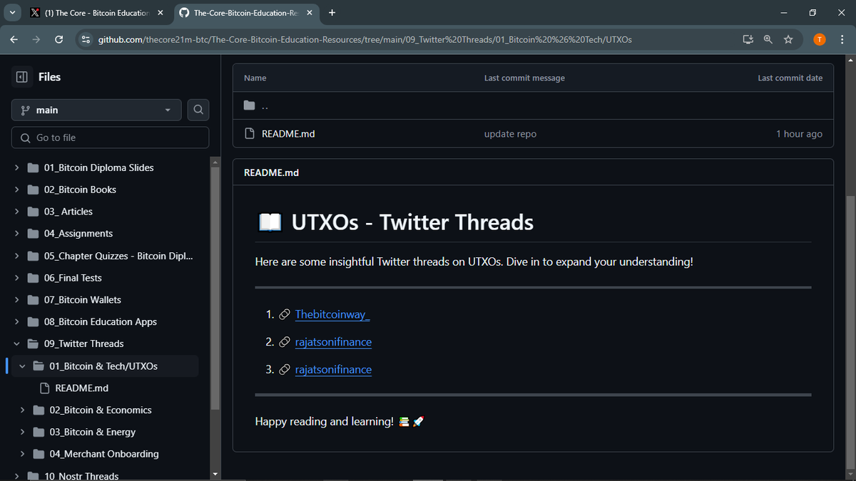 The Core - Bitcoin Education tweet media