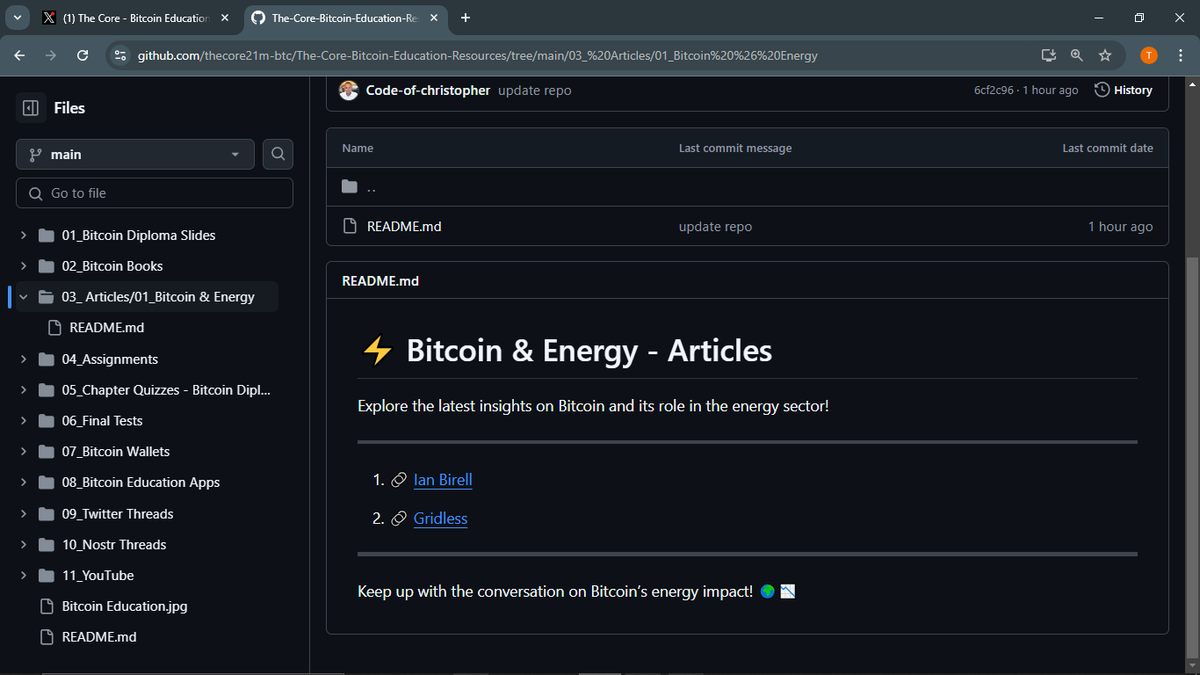 The Core - Bitcoin Education tweet media