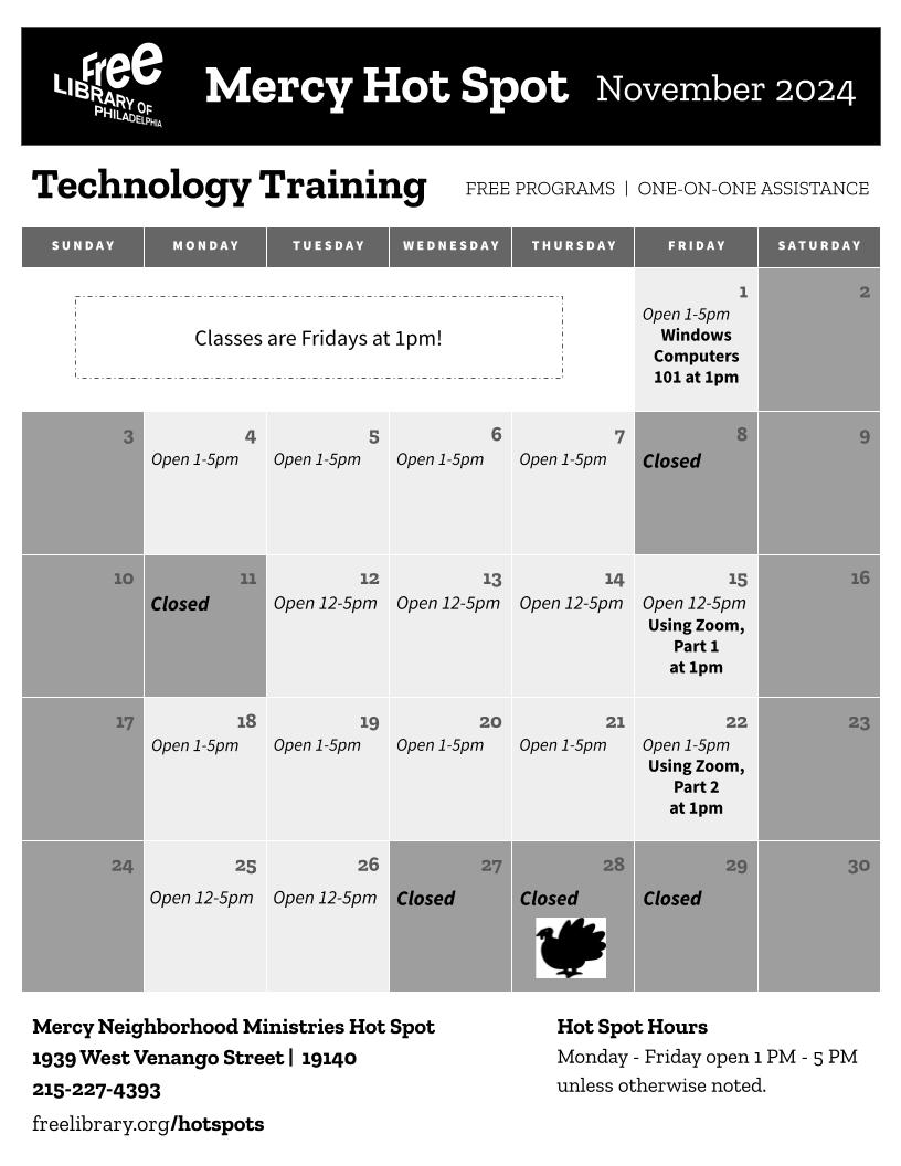 Happy Halloween! 🎃 See our calendar for November classes and holiday hours. 🍂