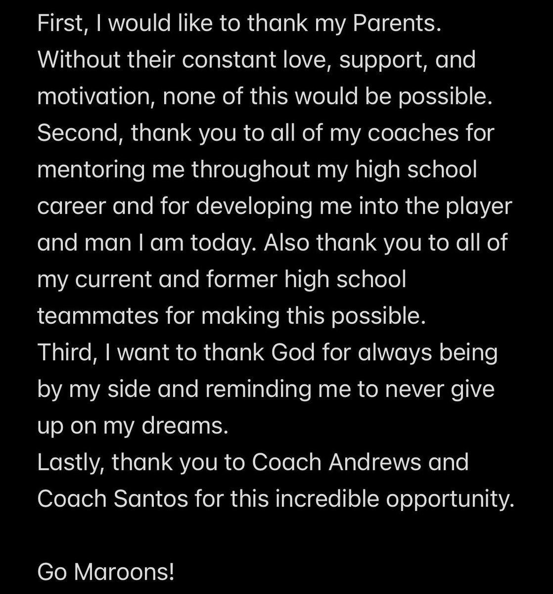 Merritt Fisher QB (@merritt_fisher7) on Twitter photo Excited to announce my commitment to the University of Chicago! #MaroonMade
<a href="/Coach_Mandrews/">Max Andrews</a> <a href="/UChiCoachSantos/">Jacob Santos</a> <a href="/PaulJEscalante/">Paul Escalante</a> <a href="/gbowman26/">Greg Bowman</a> <a href="/CoachNickFlora/">Nick Flora</a> <a href="/nexgenscouting/">Keith Smilie</a> <a href="/LamarMcKnight_/">Lamar McKnight</a> <a href="/QB_Ranch/">QBR</a> <a href="/QBC_DFW/">QB Country-DFW</a> <a href="/UChicagoFB/">UChicago Football</a> Excited to announce my commitment to the University of Chicago! #MaroonMade
<a href="/Coach_Mandrews/">Max Andrews</a> <a href="/UChiCoachSantos/">Jacob Santos</a> <a href="/PaulJEscalante/">Paul Escalante</a> <a href="/gbowman26/">Greg Bowman</a> <a href="/CoachNickFlora/">Nick Flora</a> <a href="/nexgenscouting/">Keith Smilie</a> <a href="/LamarMcKnight_/">Lamar McKnight</a> <a href="/QB_Ranch/">QBR</a> <a href="/QBC_DFW/">QB Country-DFW</a> <a href="/UChicagoFB/">UChicago Football</a>
