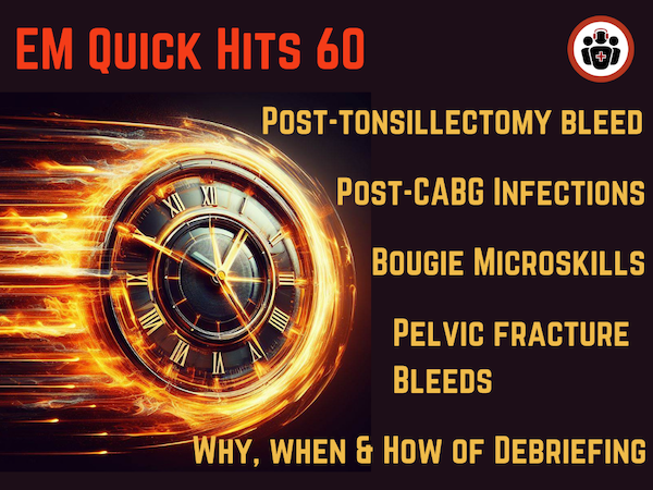 Anton Helman (@emcases) on Twitter photo In case you missed it...
@WaskoDr post-tonsillectomy bleeds😲
<a href="/long_brit/">Brit Long</a> post-CABG surgical incision infections🤔
<a href="/EMSwam/">Emm</a> Bougie microskills🤓
<a href="/LeahFlanagan19/">Leah Flanagan</a> bleeds in low energy pelvic fractures😲
<a href="/petrosoniak/">Andrew Petrosoniak</a> debriefing why, when and how🤝
emergencymedicinecases.com/em-quick-hits-…
#FOAMed In case you missed it...
@WaskoDr post-tonsillectomy bleeds😲
<a href="/long_brit/">Brit Long</a> post-CABG surgical incision infections🤔
<a href="/EMSwam/">Emm</a> Bougie microskills🤓
<a href="/LeahFlanagan19/">Leah Flanagan</a> bleeds in low energy pelvic fractures😲
<a href="/petrosoniak/">Andrew Petrosoniak</a> debriefing why, when and how🤝
emergencymedicinecases.com/em-quick-hits-…
#FOAMed