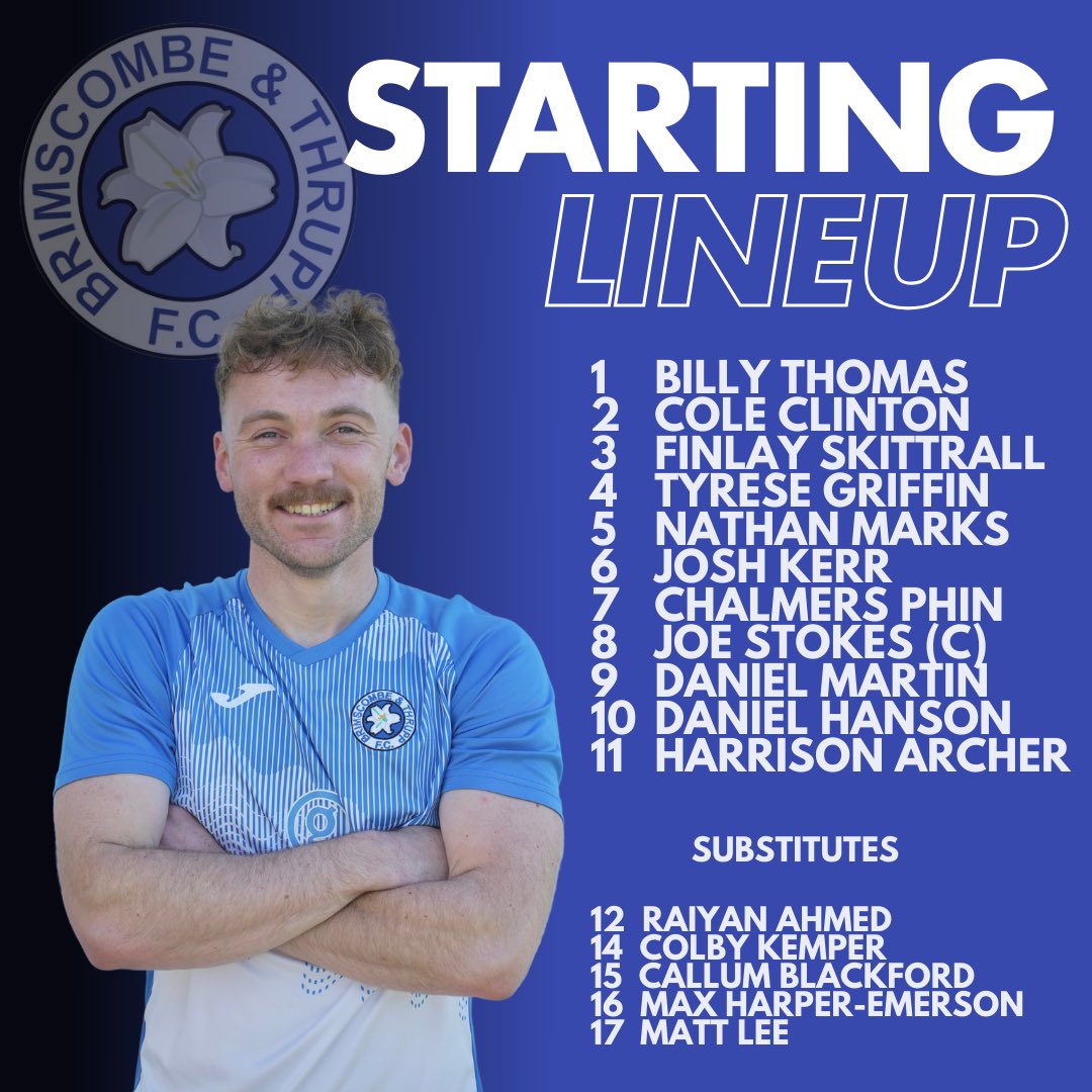 Tonight’s lineup v Hereford Pegasus 🔵⚪️