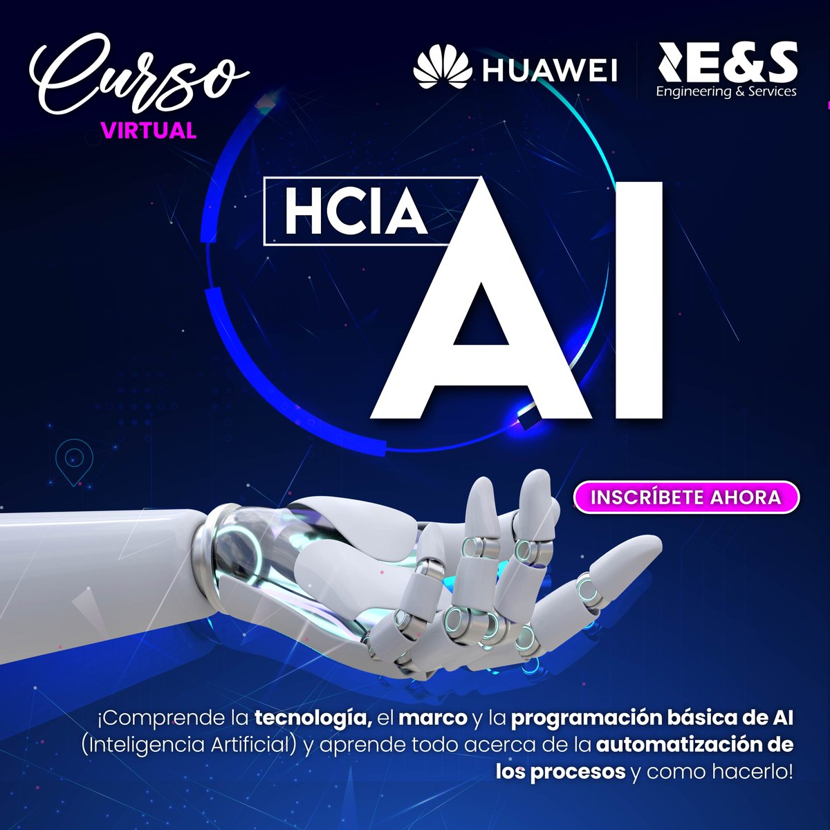 EYS_Global's tweet photo. Curso HCIA AI de Huawei! 🤖

Obtén una certificación reconocida globalmente y destaca en el mercado laboral. Conviértete en un experto en IA y adquiere habilidades en deep learning, TensorFlow y más.

📲 Inscríbete ahora
https://t.co/hy8vweKQ2d

#HCIAAI #InteligenciaArtificial https://t.co/2yGNZUvK8m