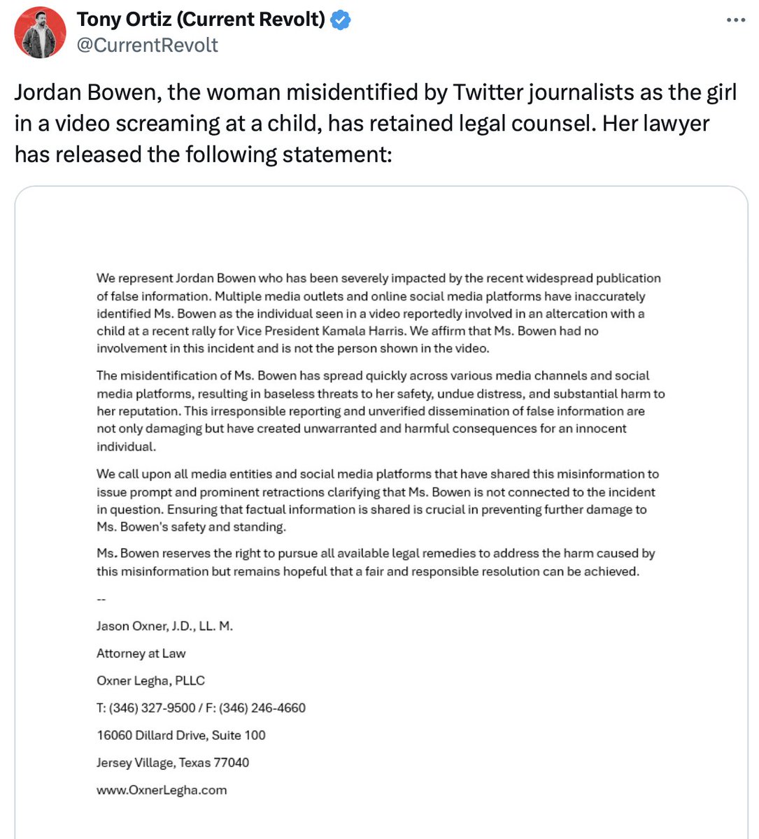 JaneLesnick's tweet photo. @MikeRay_22 You should take this post down and issue a retraction: https://t.co/uBt2XGVUes