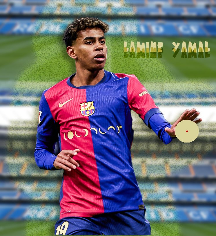 ArrowFc's tweet photo. New king on the block @LamineeYamal https://t.co/m7vCZxlkfX