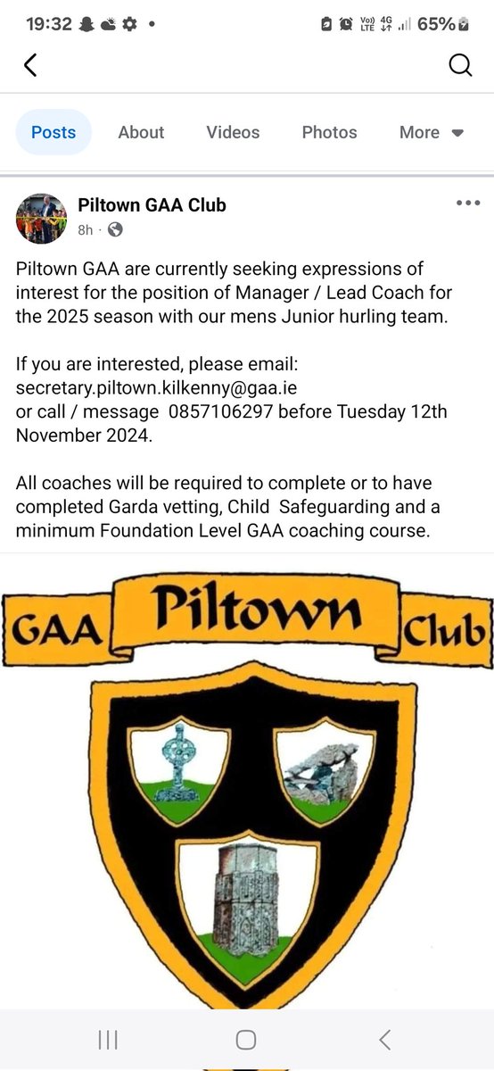 Piltown GAA Club (@gaapiltown) on Twitter photo 