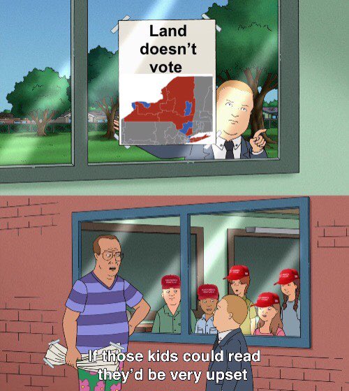 marionumber4's tweet photo. Tapping the land doesn’t vote sign for the 170268 time 👇🏼 https://t.co/48KODvsTMt