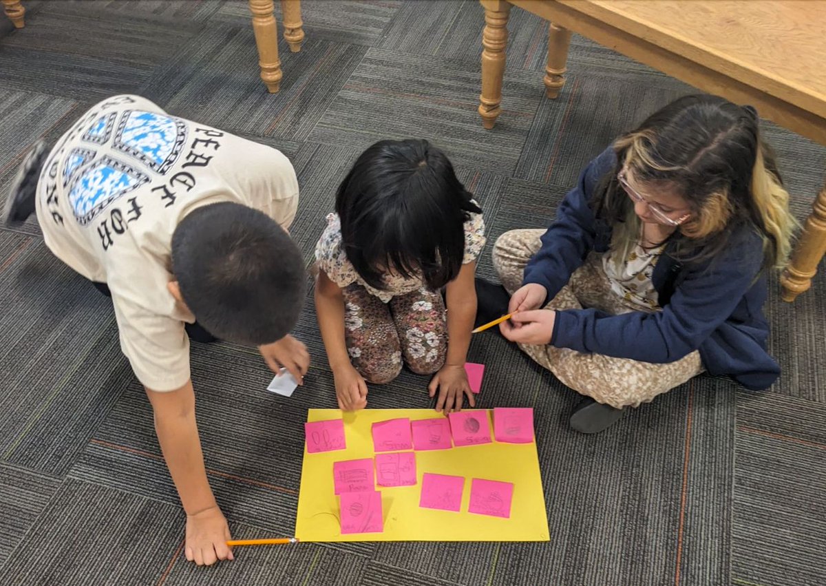 PeaksMoose's tweet photo. Third Graders at Indian Peaks are making meaningful connections between Literacy and the Design Thinking process! Thank you Mrs. Trembly for leading this powerful learning opportunity!
#stvrain storm @svvsdsupt SSVVSDdeputy @SvvsdSchuh @SVVSD https://t.co/kQKlLd8QZA