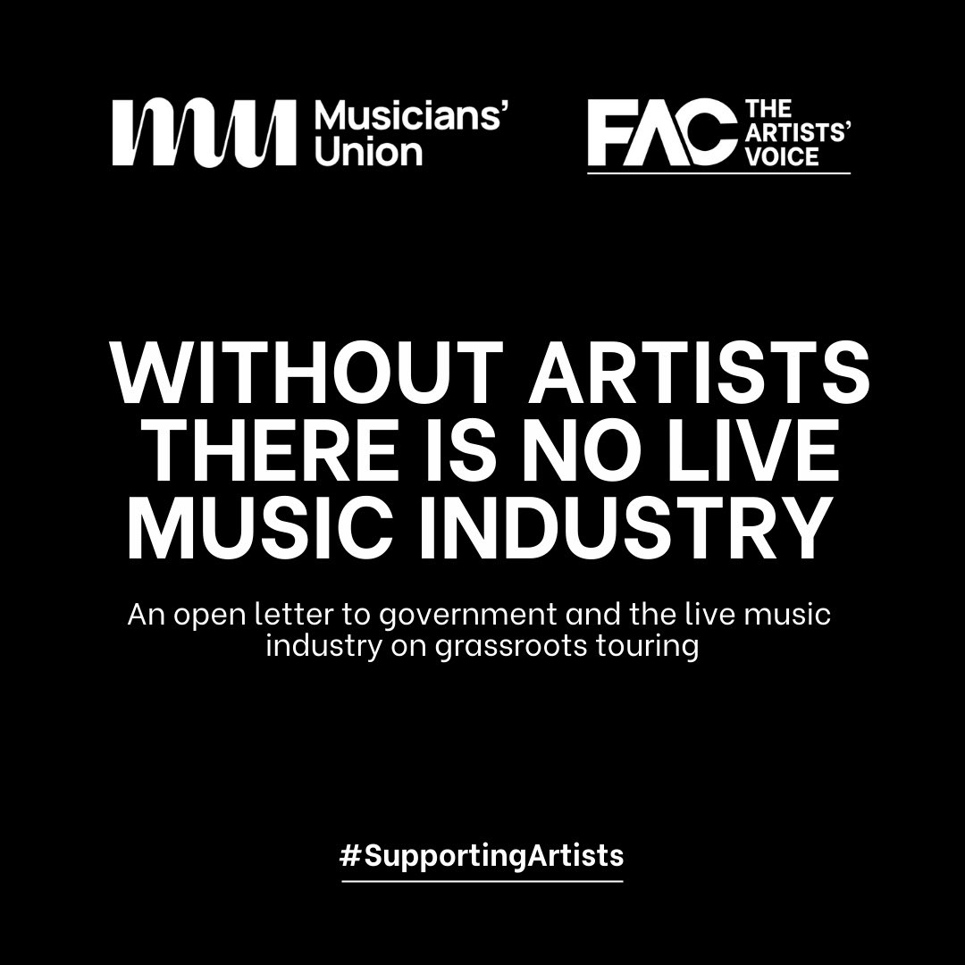 Artists &amp; fans. Please read our open letter, sign the petition &amp; share  - artists need and deserve support in order to keep touring.  

thefac.org/news-directory…