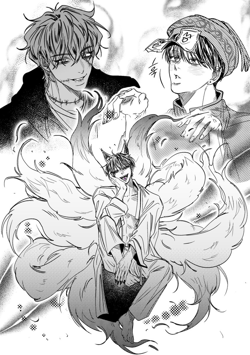 🎃
뭘 좋아하실지 몰라서 다 그려봤습니다2

좀비, 강시, 구미호