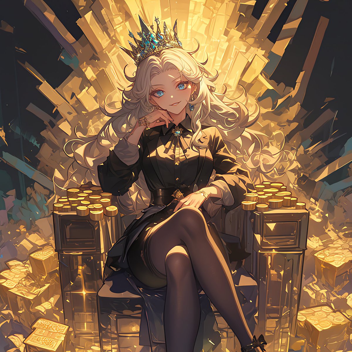 negative040's tweet photo. Sin of Greed : Heart of Greed: The Golden Curse

#AnimeAIArt #DigitalAnime #AIArtCommunity #AnimeArtLovers #AIIllustration #AnimeArtworks
#HeartOfGreed
#GoldenCurse
#GreedSaga
#SinOfGreed
#FantasyGreed
#CursedGold
#DarkFantasyTales
#GreedyHearts
#SevenSinsFantasy https://t.co/1IgMTxzhX9