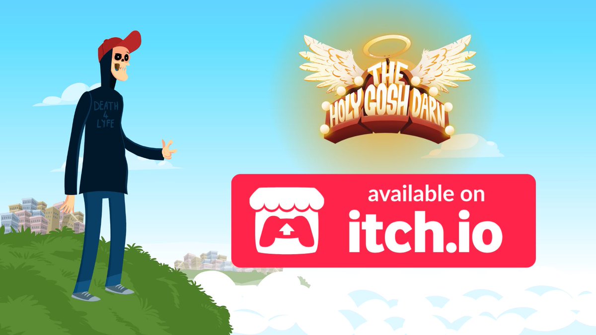 Yo yo yo! Check it—The Holy Gosh Darn is now available on <a href="/itchio/">itch.io</a>!