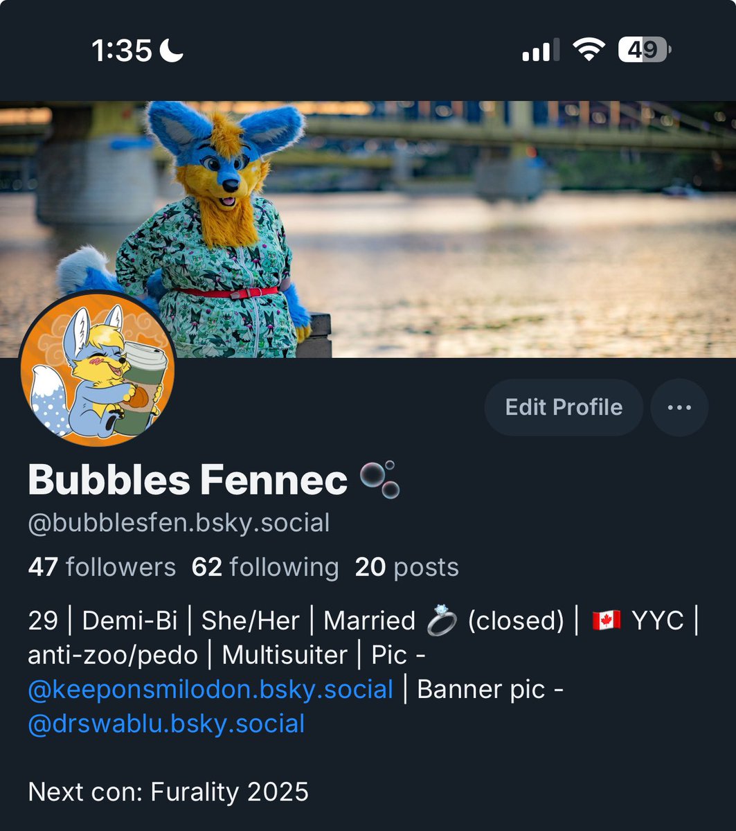 Find me here! @bubblesfen.bsky.social tweet media